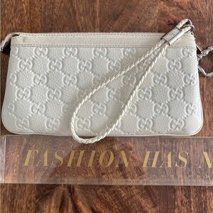 Gucci Wristlet Authentic Vintage Rare leather